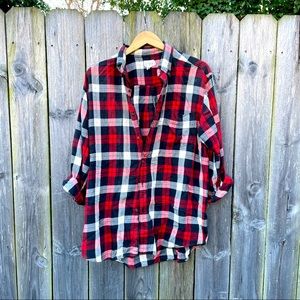 JCrew oversized flannel